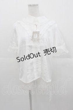 画像1: Amavel / Classical Doll レースフリルブラウス  白 I-25-10-24-058-CA-BL-SA-ZI