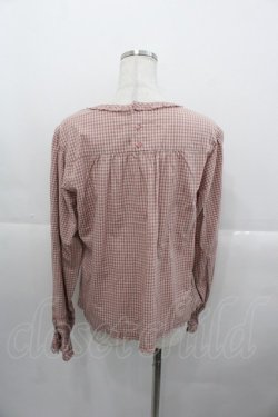 画像2: PINK HOUSE / フリル使いブラウス  ピンクチェック I-25-10-24-062-LO-TO-SA-ZI