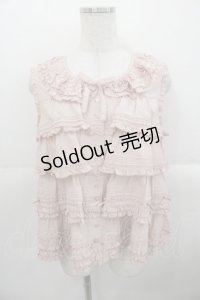 PINK HOUSE / ローンフリル段々ブラウス  ピンク I-25-10-24-063-LO-TO-SA-ZI