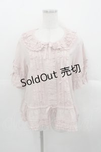 PINK HOUSE / ローンフリルブラウス  ピンク I-25-10-24-064-LO-BL-SA-ZI