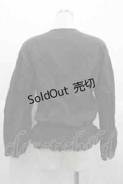 画像2: PINK HOUSE / フリルブラウス  黒 I-25-10-24-068-LO-BL-SA-ZI