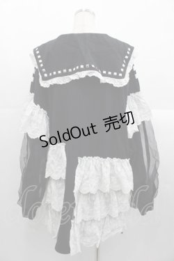 画像2: Jamie エーエヌケー / リメイクセーラーパーカー  ブラック I-25-10-24-075-LO-CO-SA-ZI