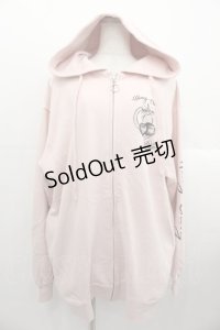 Honey Cinnamon / Honey Cherry ジップパーカー  ピンク I-25-10-24-076-LO-TO-SA-ZI