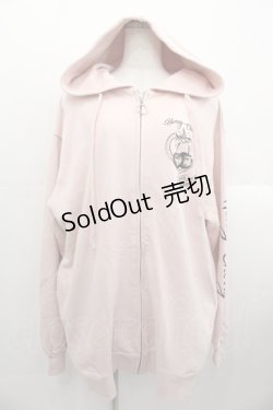 画像1: Honey Cinnamon / Honey Cherry ジップパーカー  ピンク I-25-10-24-076-LO-TO-SA-ZI