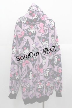 画像2: ACDC RAG / クロミ ZIPパーカー  パープル I-25-10-24-082-PU-TO-SA-ZI