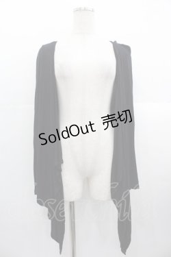 画像1: MIHO MATSUDA / 変形カーディガン  黒 I-25-10-24-083-GO-TO-SA-ZI