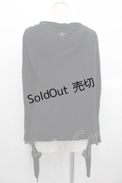 画像2: MIHO MATSUDA / 変形カーディガン  黒 I-25-10-24-083-GO-TO-SA-ZI