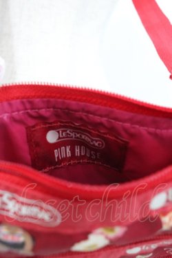 画像3: PINK HOUSE / 3 ZIP CROSSBODYピンクハウスフェイバリッツB  赤 I-25-10-24-007-LO-BG-SA-ZI