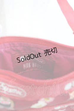 画像3: PINK HOUSE / 3 ZIP CROSSBODYピンクハウスフェイバリッツB  赤 I-25-10-24-007-LO-BG-SA-ZI