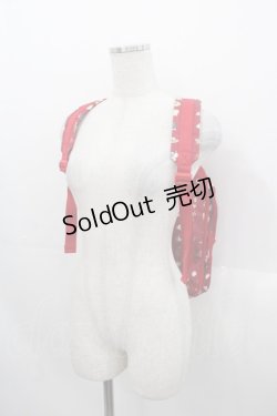 画像2: PINK HOUSE / ROUTE SM BACKPACKピンクハウスフェイバリッツB  赤 I-25-10-24-001-LO-BG-SA-ZI