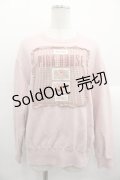 PINK HOUSE / アンティークギンガムゼッケン付きトレーナー  ピンク I-25-10-24-089-LO-TO-SA-ZI