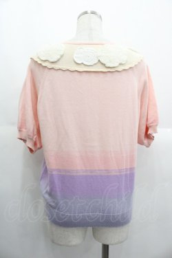 画像2: PINK HOUSE / 空モチーフカーディガン  ピンク I-25-10-24-090-LO-TO-SA-ZI