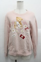 PINK HOUSE / ひな菊ロンドプリントトレーナー  ピンク I-25-10-24-092-LO-TO-SA-ZI