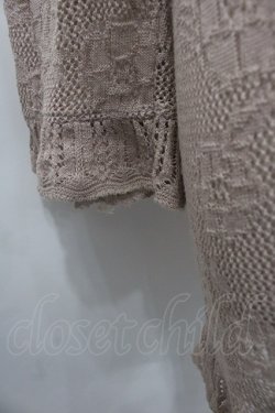 画像4: INGEBORG / メッシュニットカーディガン 9号 ピンク I-25-10-24-093-LO-TO-SA-ZI