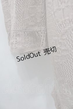 画像4: INGEBORG / メッシュニットカーディガン 9号 ピンク I-25-10-24-093-LO-TO-SA-ZI