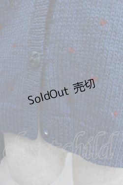 画像4: PINK HOUSE / モチーフ付きニットカーディガン  ブルー I-25-10-24-094-LO-TO-SA-ZI