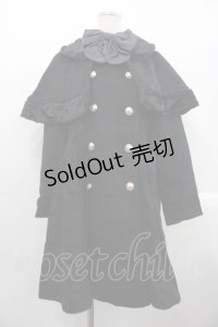 axes femme POETIQUE / ケープ付きコート  黒 I-25-10-24-097-AX-CO-SA-ZI