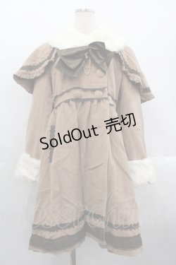 画像1: axes femme POETIQUE / プリンセスケープコート  ブラウン I-25-10-24-098-AX-CO-SA-ZI