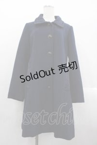 axes femme / レース襟コート  ネイビー I-25-10-24-099-AX-CO-SA-ZI