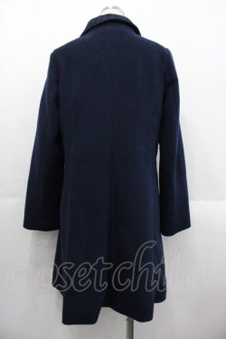 画像2: axes femme / レース襟コート  ネイビー I-25-10-24-099-AX-CO-SA-ZI
