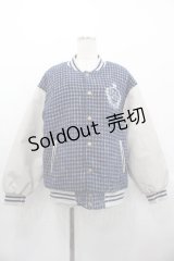 Fi.n.t / ファンシーツイードスタジャン  ブルー I-25-10-24-100-CA-JA-SA-ZI