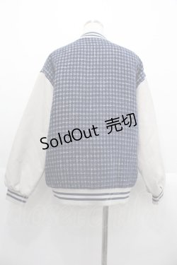 画像2: Fi.n.t / ファンシーツイードスタジャン  ブルー I-25-10-24-100-CA-JA-SA-ZI