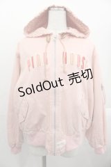 PINK HOUSE / ひな菊ロンド刺繍ブルゾン  ピンク I-25-10-24-103-LO-JA-SA-ZI