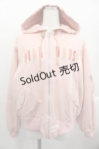 PINK HOUSE / ひな菊ロンド刺繍ブルゾン  ピンク I-25-10-24-103-LO-JA-SA-ZI