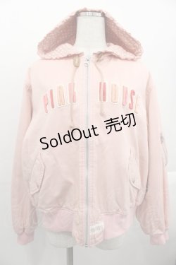 画像1: PINK HOUSE / ひな菊ロンド刺繍ブルゾン  ピンク I-25-10-24-103-LO-JA-SA-ZI