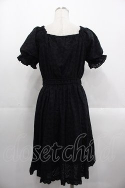 画像2: axes femme POETIQUE / 【柴田あやなさんコラボ】コットンレースワンピース  黒 I-25-10-24-106-AX-OP-SA-ZI