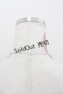 画像3: BABY,THE STARS SHINE BRIGHT / ローズリボンティアラネックレス  白 I-25-10-24-009-BA-AC-SA-ZI