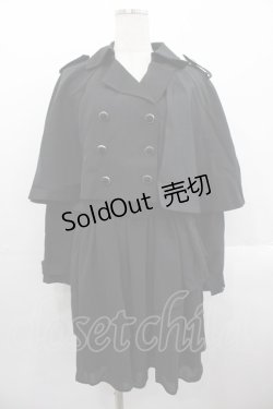 画像1: LOLITAその他(お買取対象外) / ケープ付きワンピース  ブラック I-25-10-24-110-LO-OP-SA-ZI