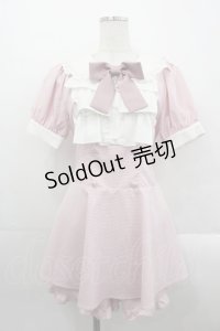 Ank Rouge / ドーリーギンガムコンビネゾン  ピンクｘ白チェック I-25-10-24-111-CA-OP-SA-ZI