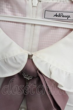 画像3: Ank Rouge / ドーリーギンガムコンビネゾン  ピンクｘ白チェック I-25-10-24-111-CA-OP-SA-ZI