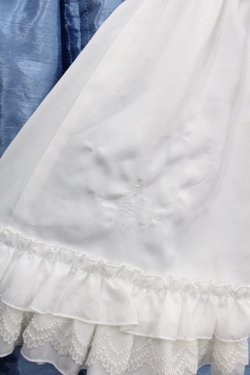 画像4: Chantilly / 姫袖ワンピース  サックスX白 I-25-10-24-113-EL-OP-SA-ZI