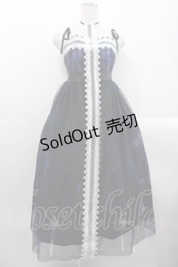 画像1: Royal Princess Alice / Chronus Cathedralドレス  ネイビーx黒 I-25-10-24-114-LO-OP-SA-ZI