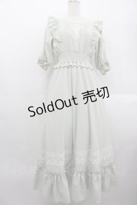 Amavel / Feminine Bouquetロングワンピース  ミントグリーン I-25-10-24-118-CA-OP-SA-ZI