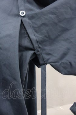 画像3: DearMyLoveRose / マルチwayボウタイリボンシャツワンピース M-L デニムライク I-25-10-24-119-EL-BL-SA-ZI