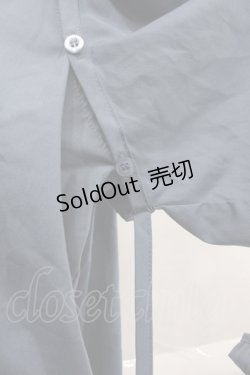 画像3: DearMyLoveRose / マルチwayボウタイリボンシャツワンピース M-L デニムライク I-25-10-24-119-EL-BL-SA-ZI