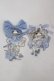 画像5: 造鏡集 / ねこ刺繍スカート&タブリエセット  青 I-25-10-24-120-LO-OP-SA-ZI (5)