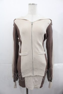 画像1: ANDMARY / Rita knit set up  ベージュ I-25-10-24-121-LO-JA-SA-ZI
