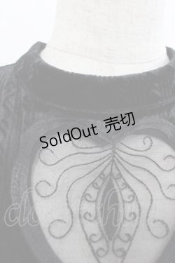 画像3: DARK IN LOVE / Gothic double heart front belt waist dress M ブラック I-25-10-24-122-PU-OP-SA-ZI