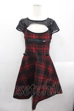 画像1: KILL STAR / Slayonce Skater Dress M レッド I-25-10-24-124-SL-OP-SA-ZI
