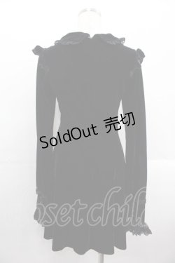 画像2: KILLSTAR / ベロアワンピース S ブラック I-25-10-24-125-PU-OP-SA-ZI