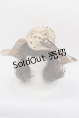 KANEKO ISAO / ストローハット  ブラウン I-25-10-24-012-EL-AC-SA-ZI