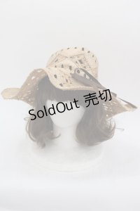 KANEKO ISAO / ストローハット  ブラウン I-25-10-24-012-EL-AC-SA-ZI