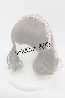 画像1: m petit by misako / TT*AMレースカチューシャ  ピンク I-25-10-24-013-LO-AC-SA-ZI