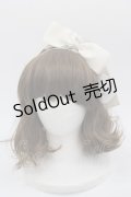 Maria pipi / グログランリボンカチューシャ  アイボリー I-25-10-24-014-EL-AC-SA-ZI
