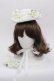 画像1: BABY,THE STARS SHINE BRIGHT / Le poupee mariee reveuse ドレスセットMのハット  白 I-25-10-24-015-BA-OP-SA-ZI (1)