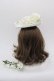 画像2: BABY,THE STARS SHINE BRIGHT / Le poupee mariee reveuse ドレスセットMのハット  白 I-25-10-24-015-BA-OP-SA-ZI (2)